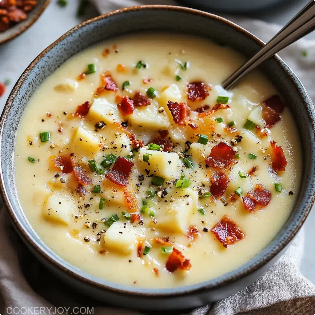 4-ingredient potato soup