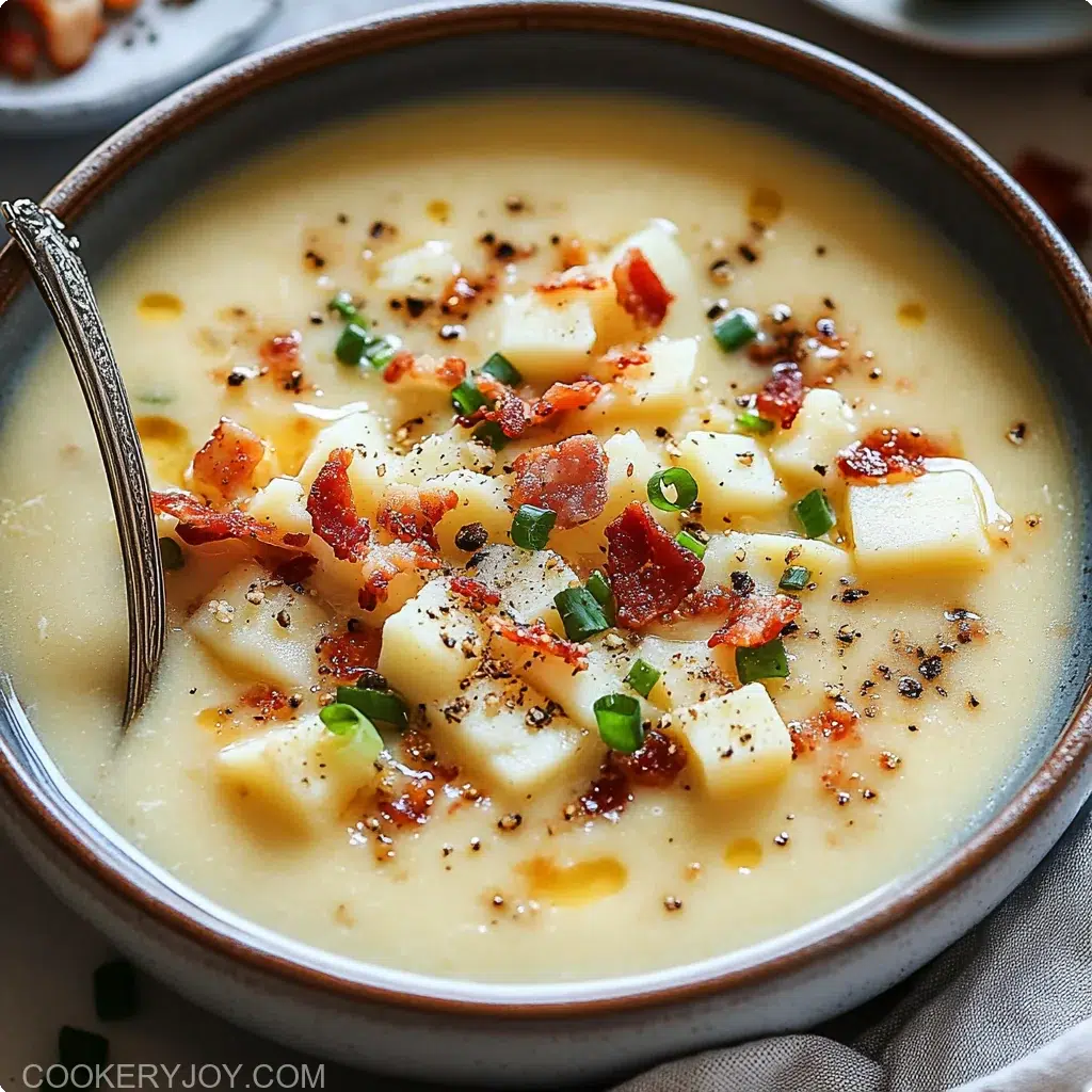 4-ingredient potato soup