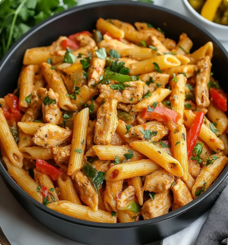 One-Pot Chicken Fajita Pasta
