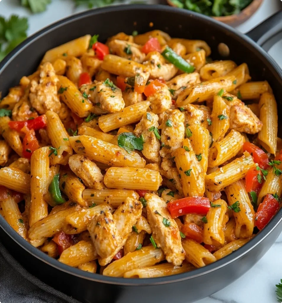 One-Pot Chicken Fajita Pasta