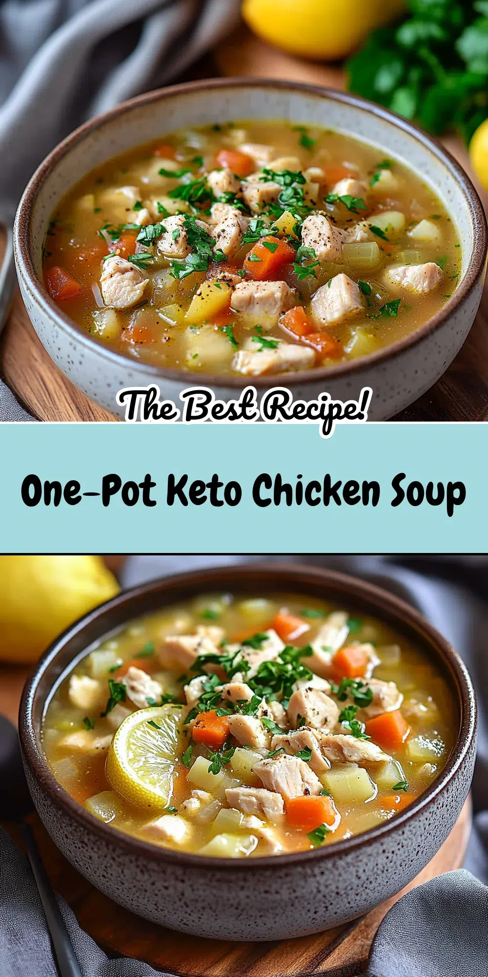 One-Pot Keto Chicken Soup