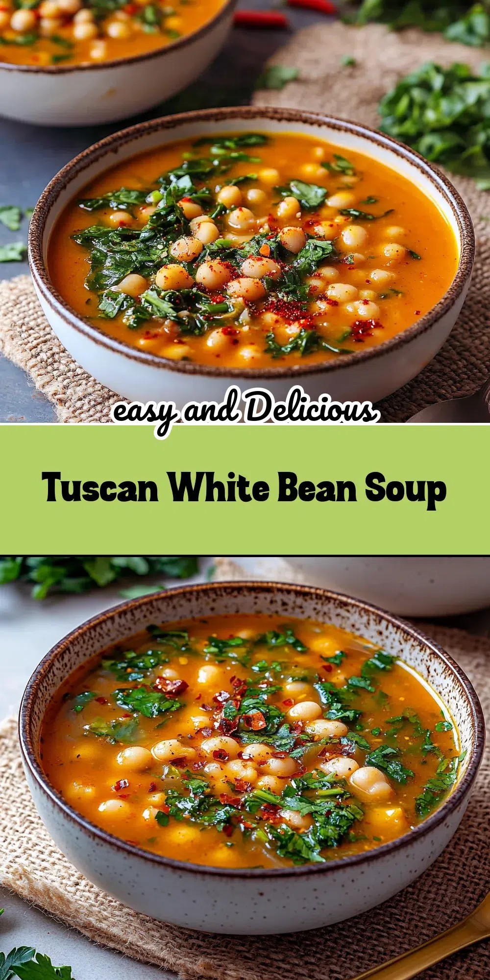 Tuscan White Bean Soup
