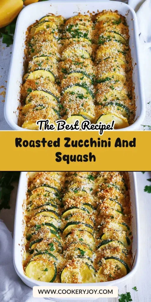 Roasted Zucchini and Squash