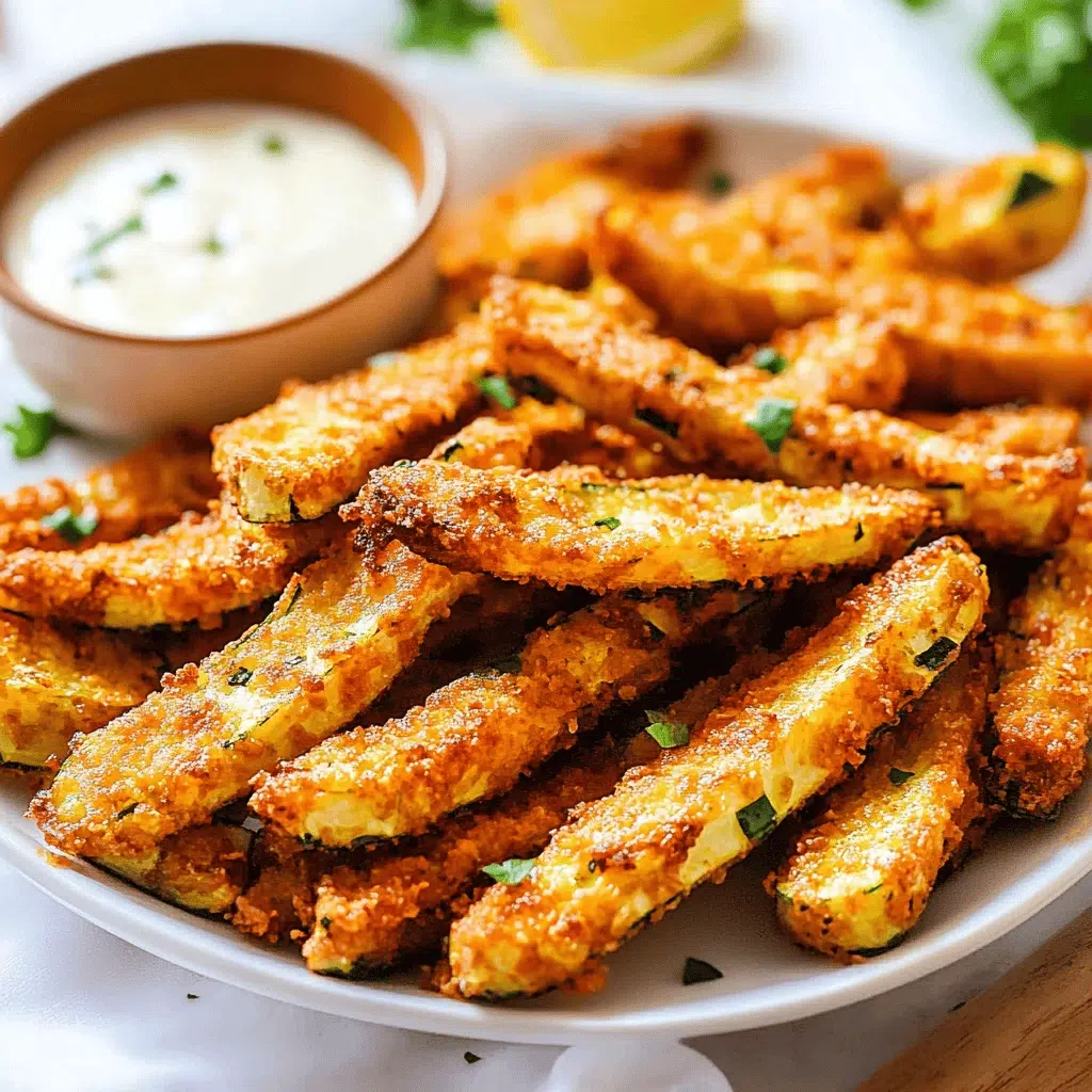 Crispy Baked Keto Zucchini Fries
