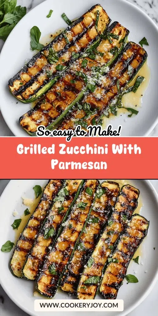 Grilled Zucchini With Parmesan