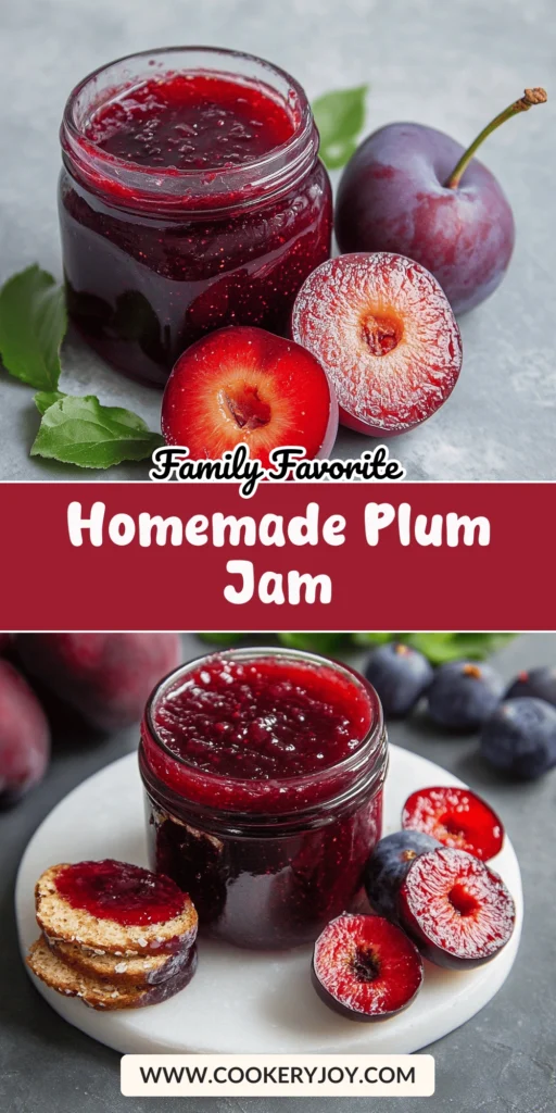 Homemade Plum Jam