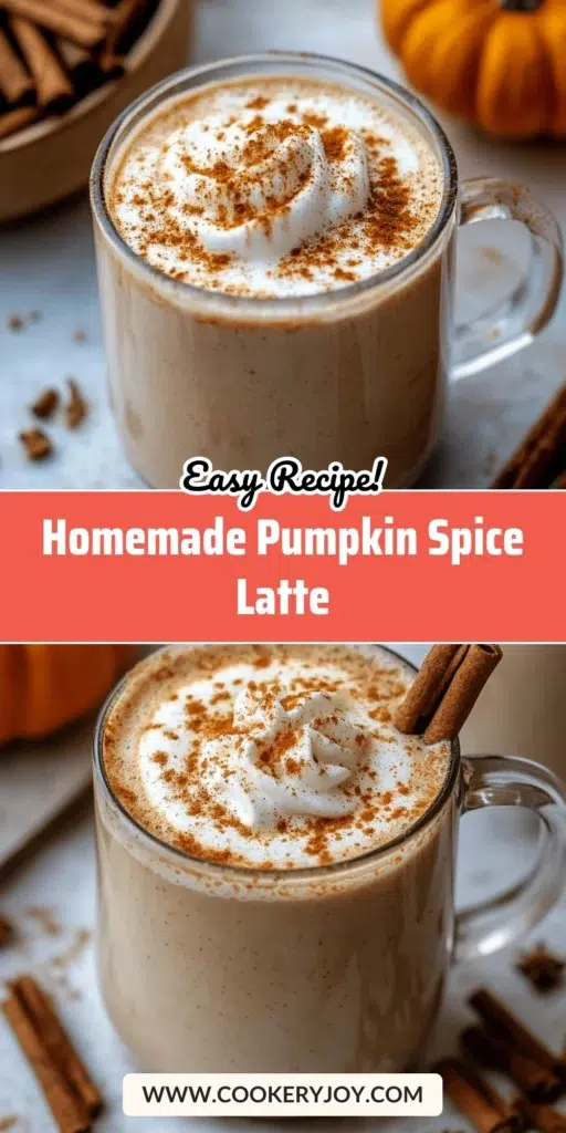 Homemade Pumpkin Spice Latte