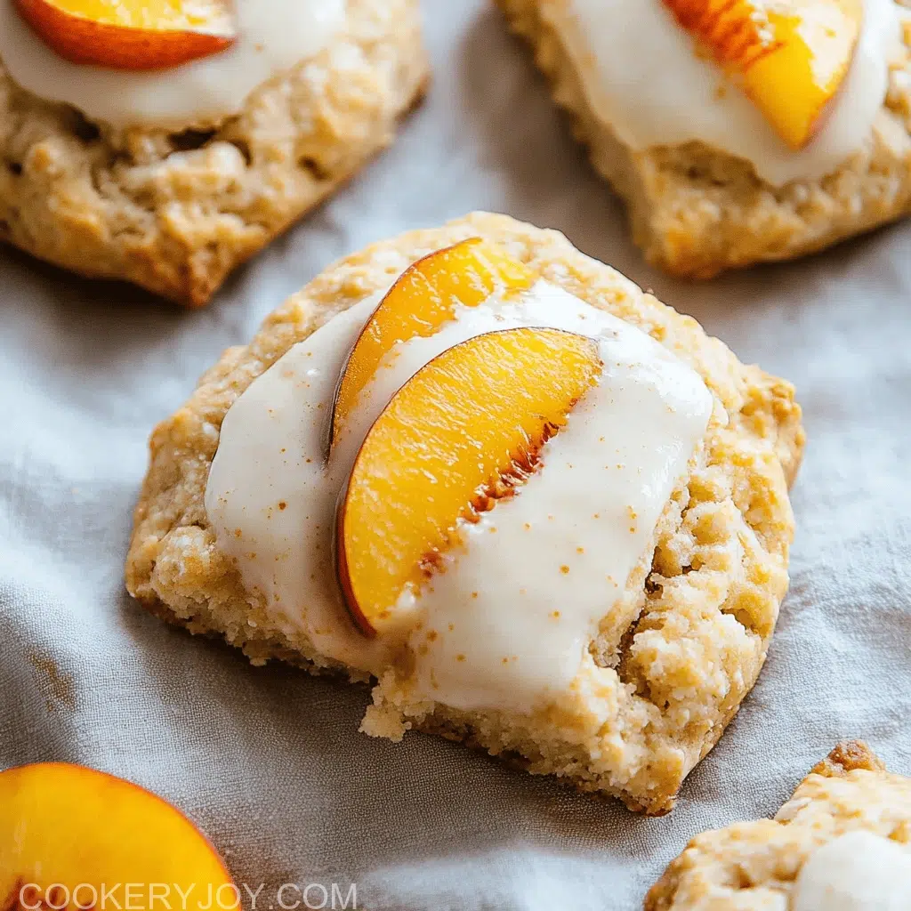 Peaches and Cream Scones