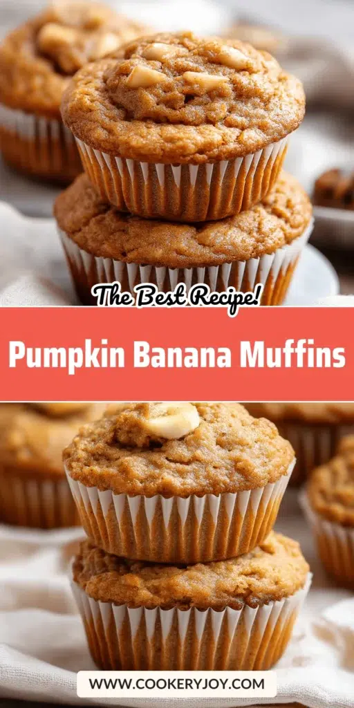 Pumpkin Banana Muffins