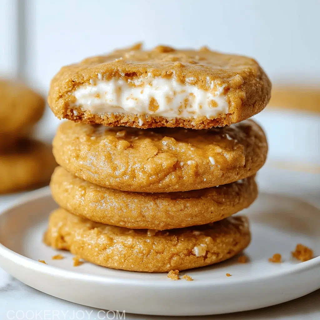 Pumpkin Cheesecake Cookies