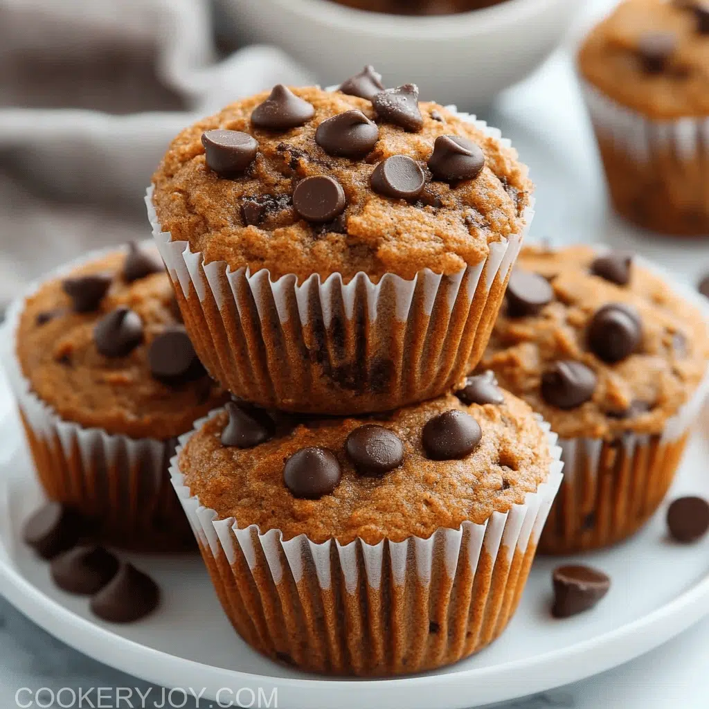 Pumpkin Chocolate Chip Muffins