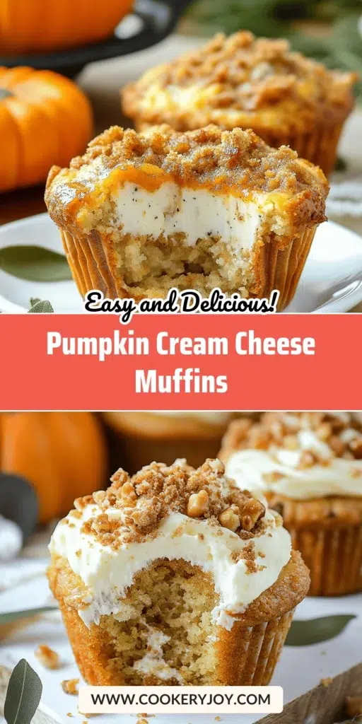 Pumpkin Cream Cheese Muffins