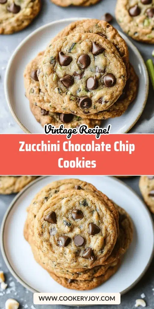 Zucchini Chocolate Chip Cookies
