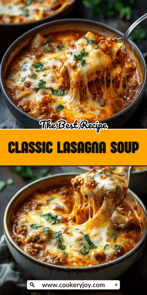 Classic Lasagna Soup