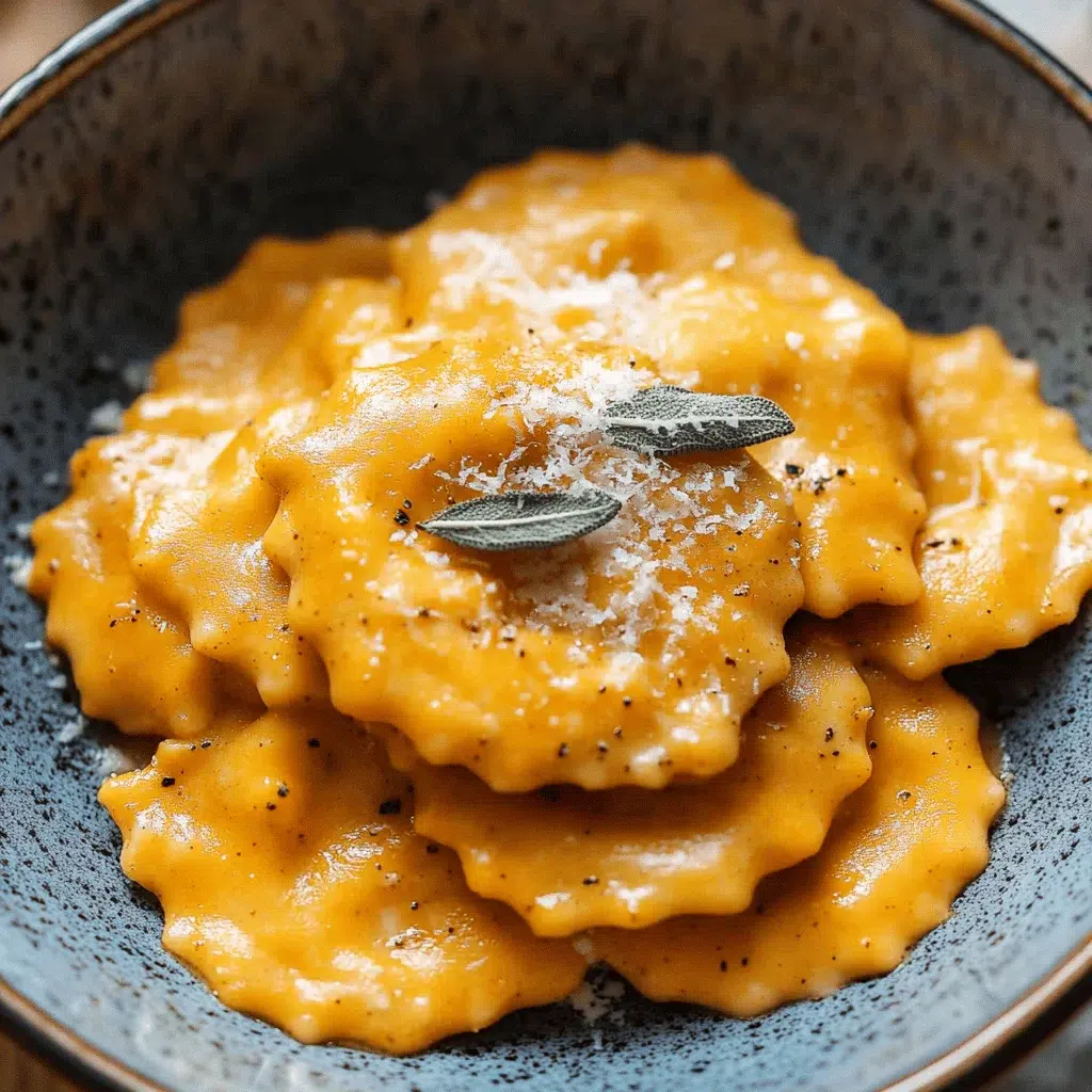 Creamy Pumpkin Ravioli
