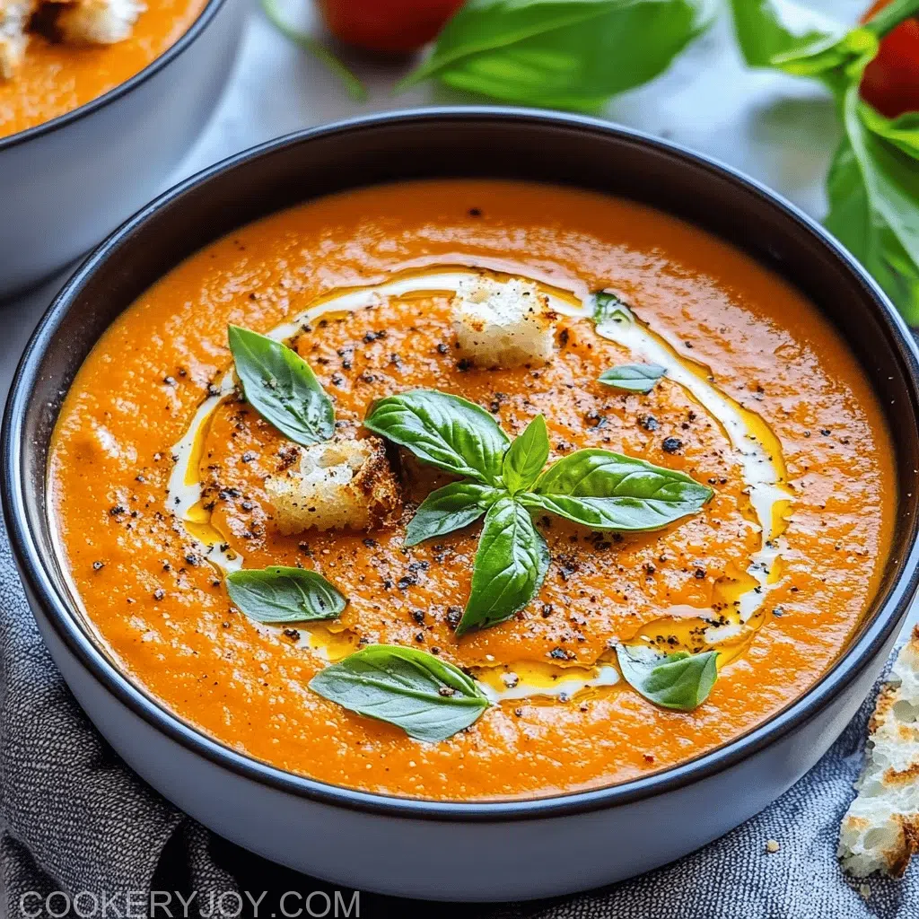 Creamy Tomato Basil Soup