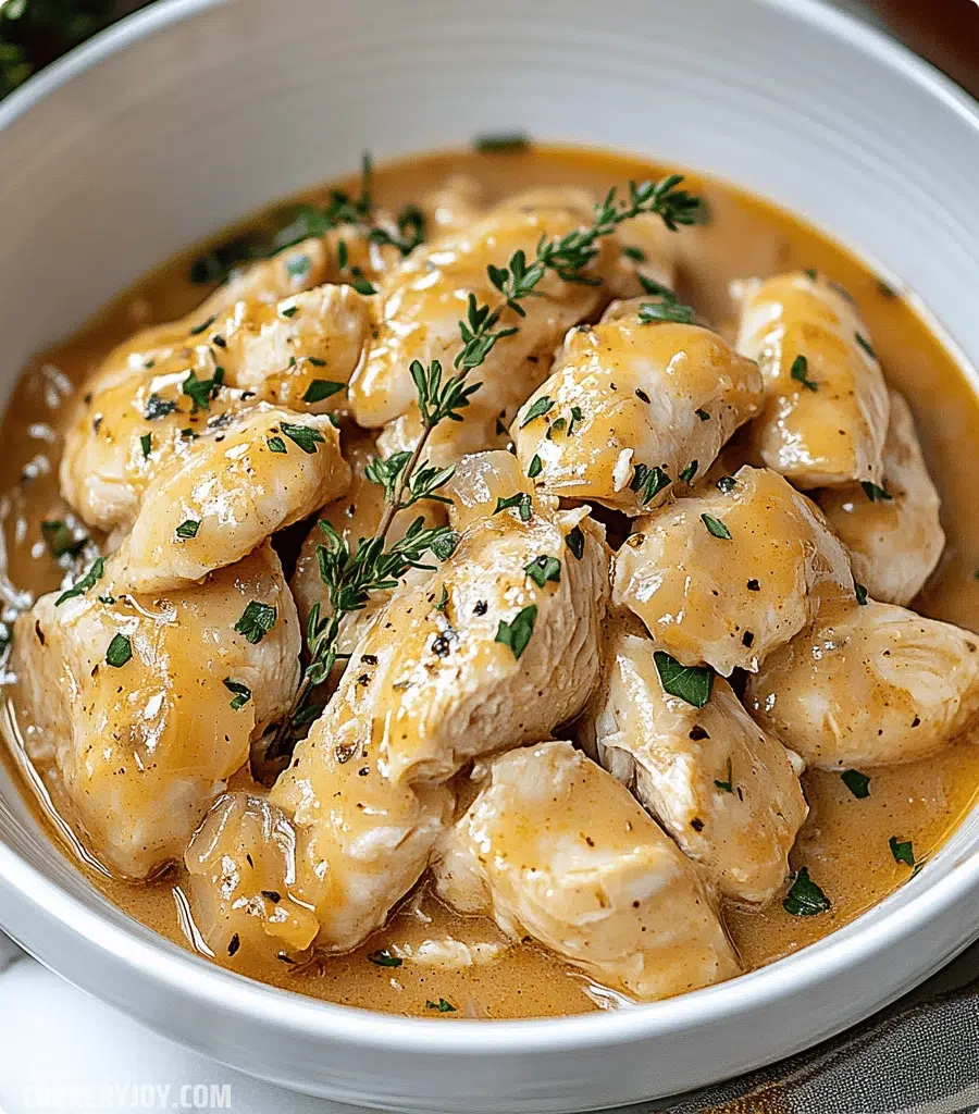 Crockpot Chicken and Gravy Recipe