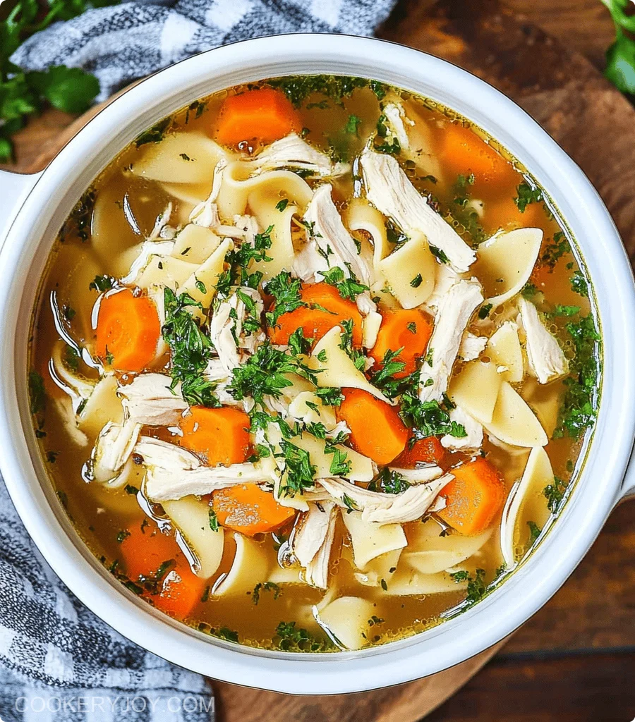 Crockpot Chicken Noodle Soup