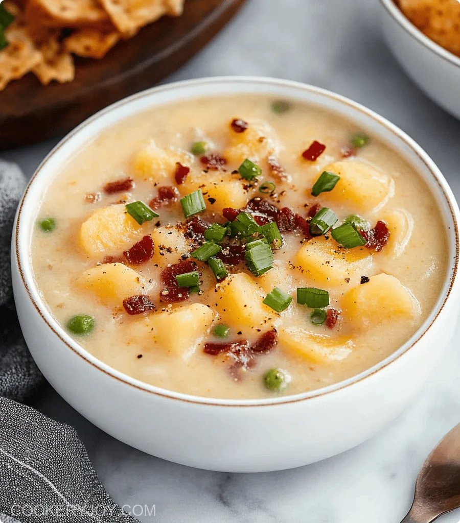 Crockpot Loaded Potato Soup