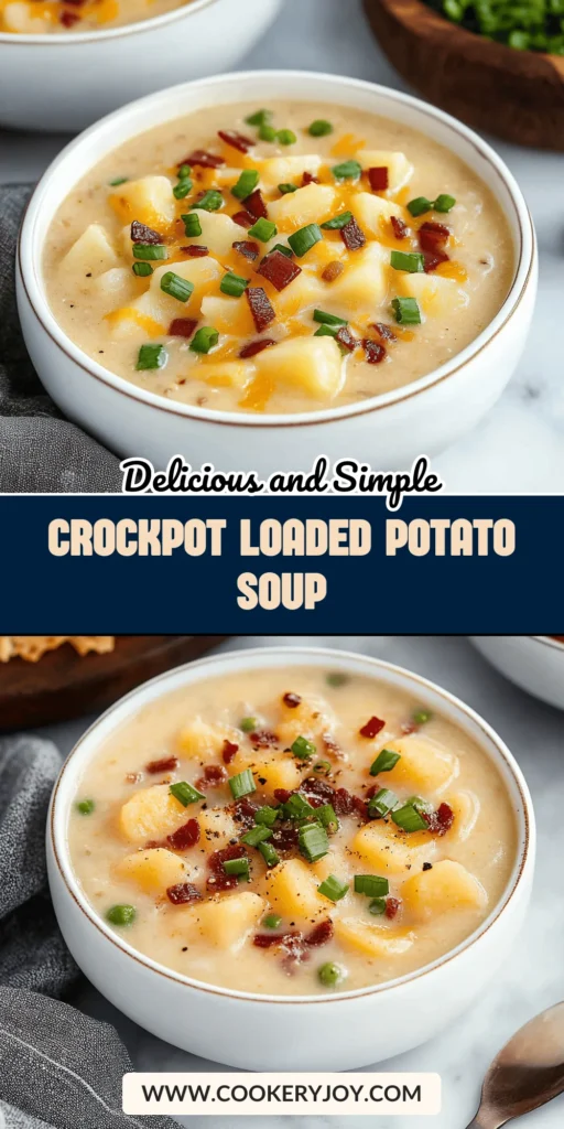 Crockpot Loaded Potato Soup