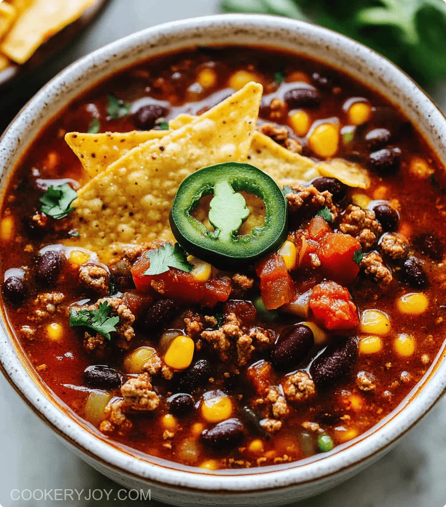 Crockpot Taco Soup