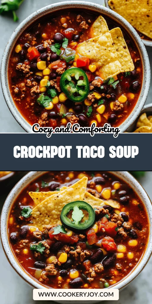 Crockpot Taco Soup