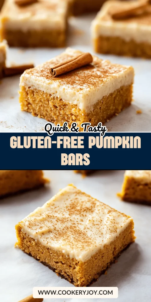 Gluten-Free Pumpkin Bars
