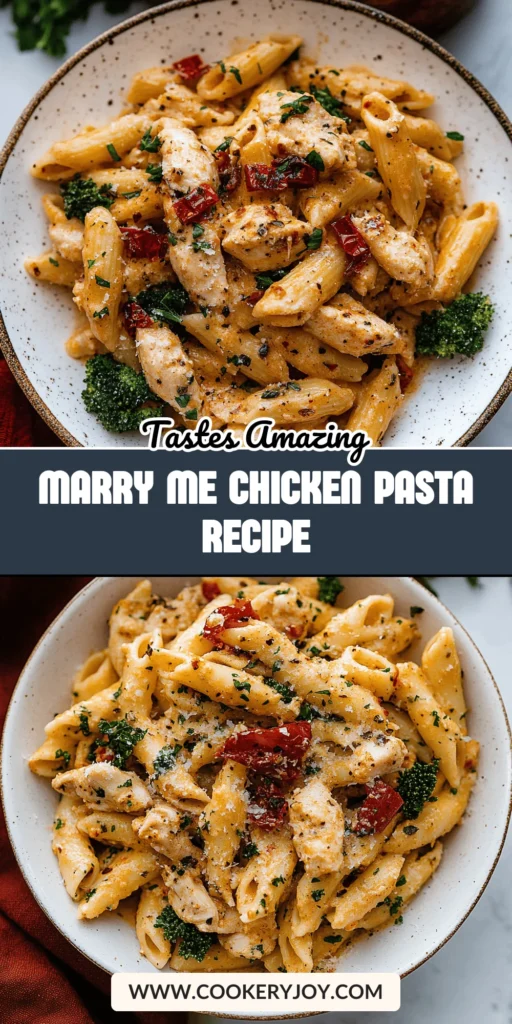 Marry Me Chicken Pasta Recipe