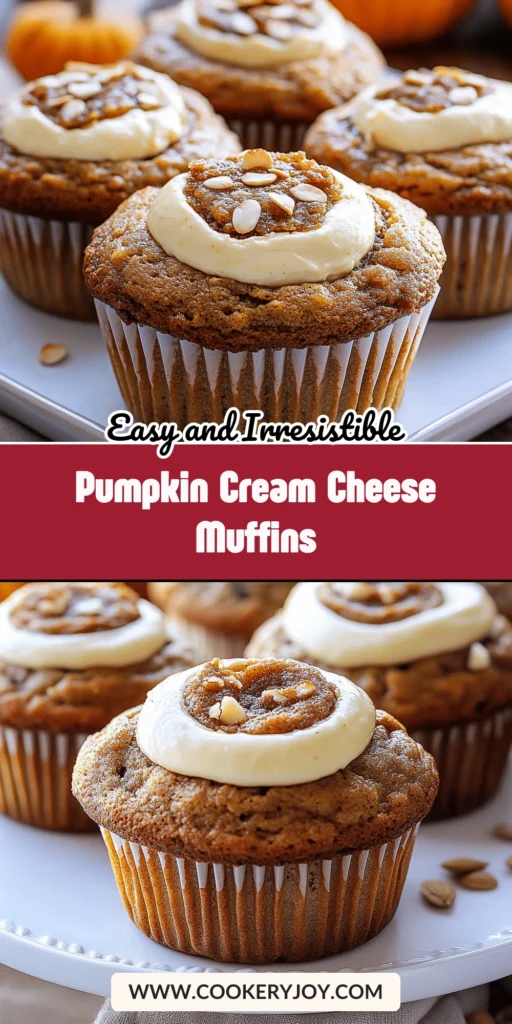 Pumpkin Cream Cheese Muffins