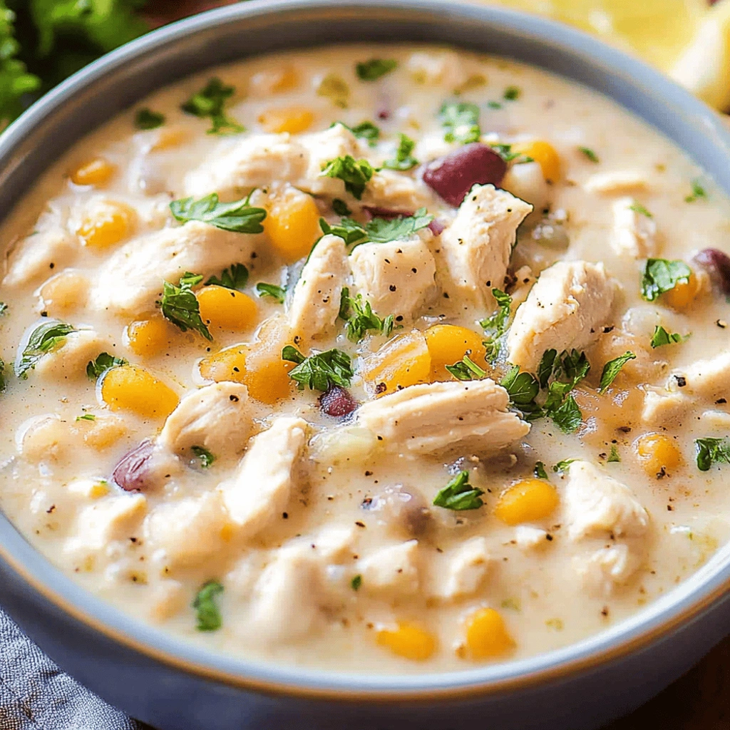 Creamy White Chicken Chili