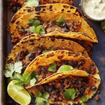Crispy Sheet-Pan Black Bean Tacos