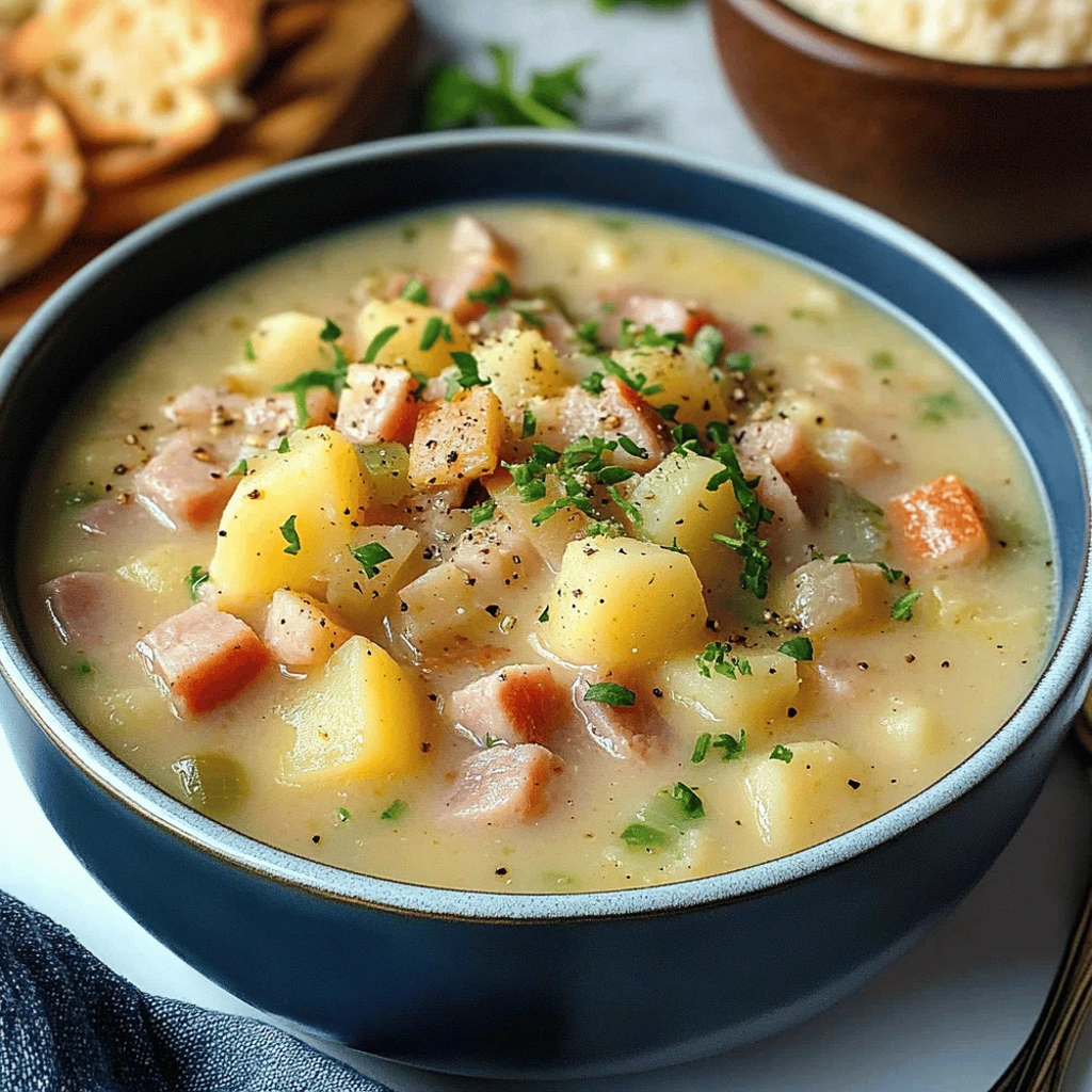 Crockpot Ham and Potato Soup