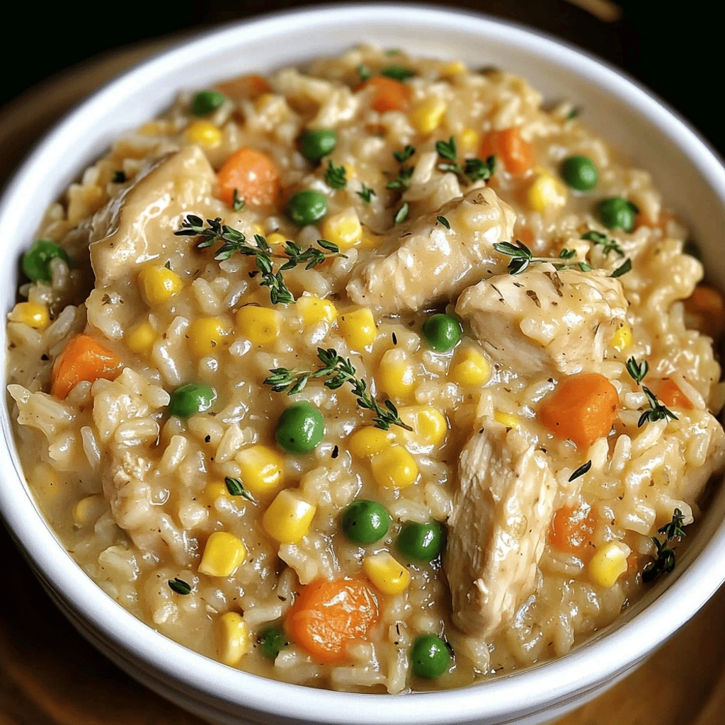 Crockpot Chicken and Rice