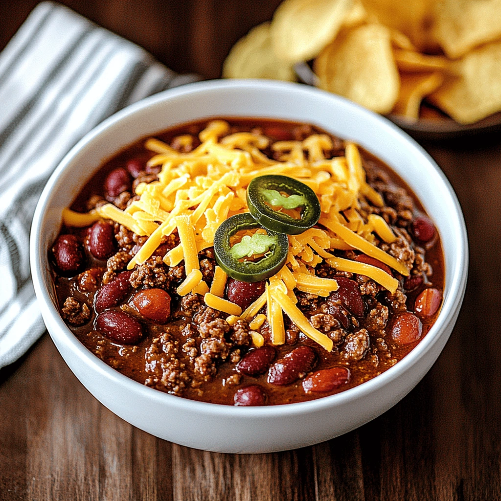 Easy Ground Beef Chili