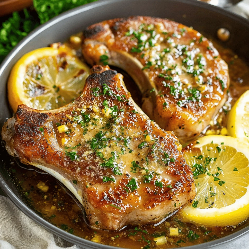 Garlic Butter Pork Chops