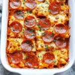 Keto Pizza Casserole