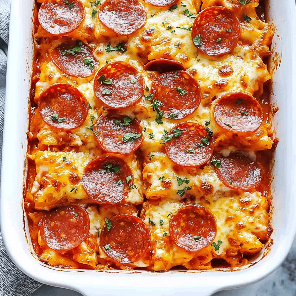 Keto Pizza Casserole