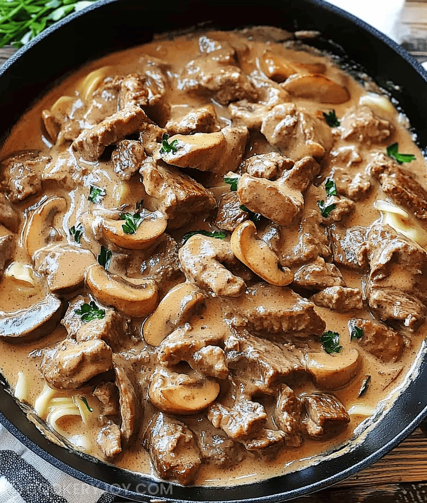 Beef Stroganoff