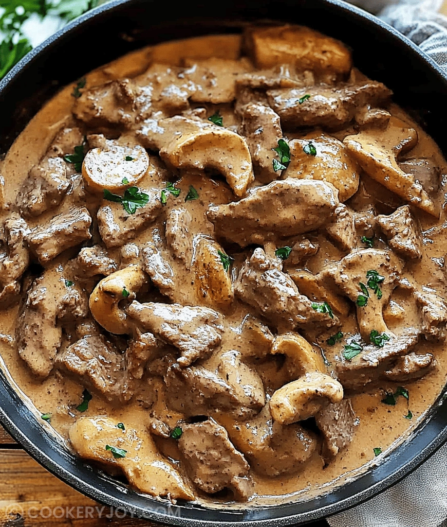 Beef Stroganoff