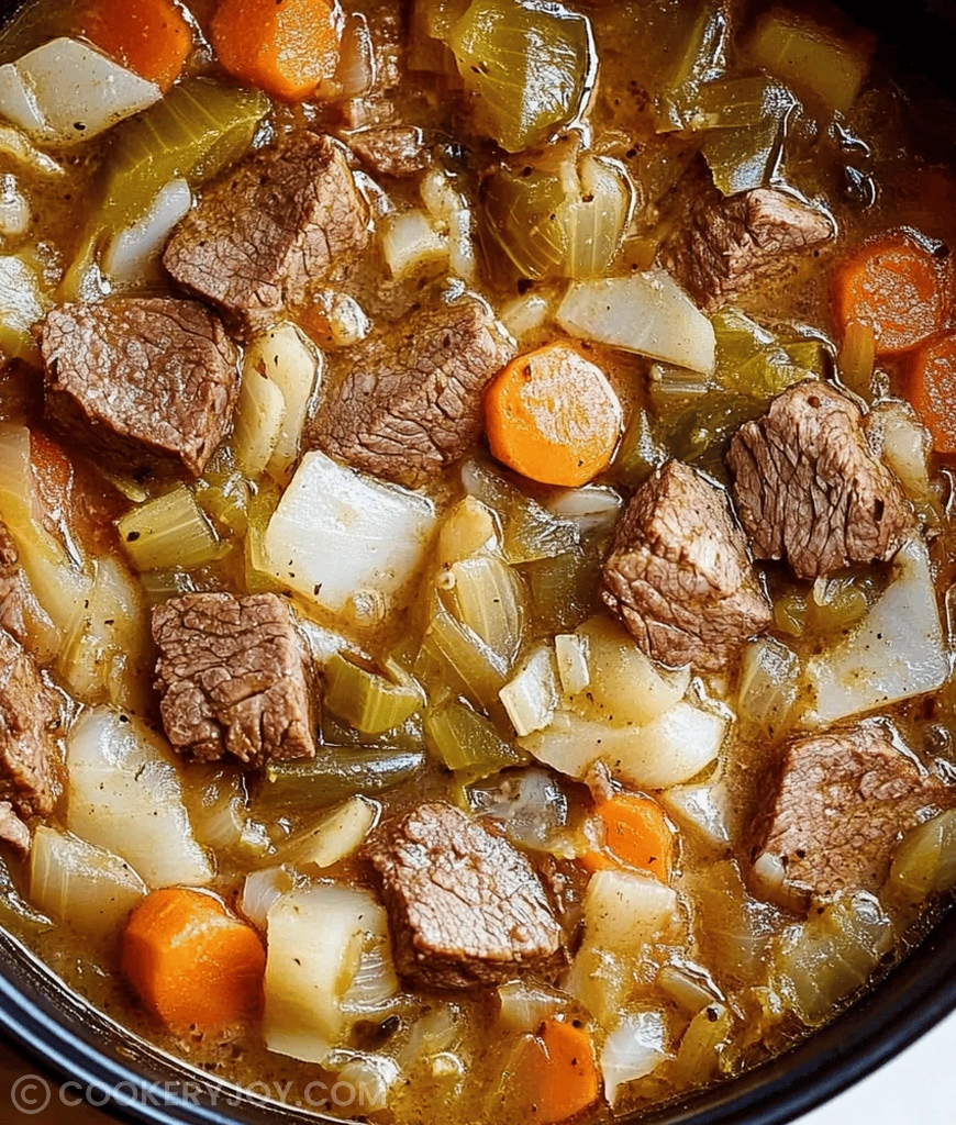 Slow Cooker Corned Beef and Cabbage Stew