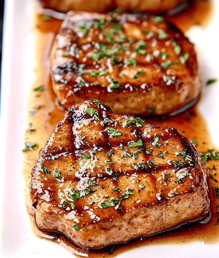 Maple Glazed Pork Chops