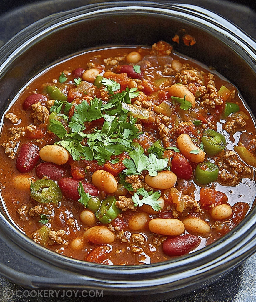 Easy Slow Cooker Chili