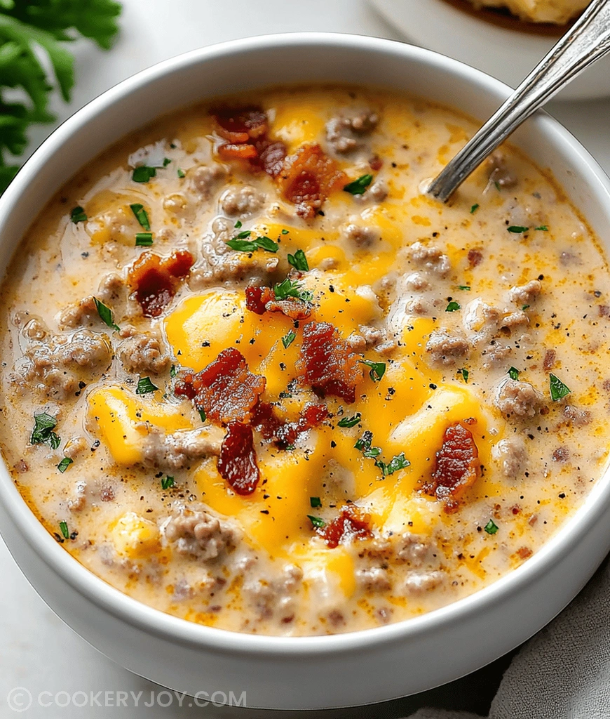 Cheeseburger Soup Recipe