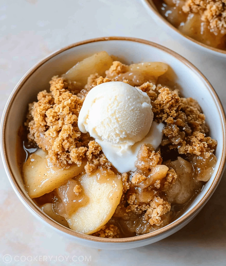 Apple Crisp Without Oats