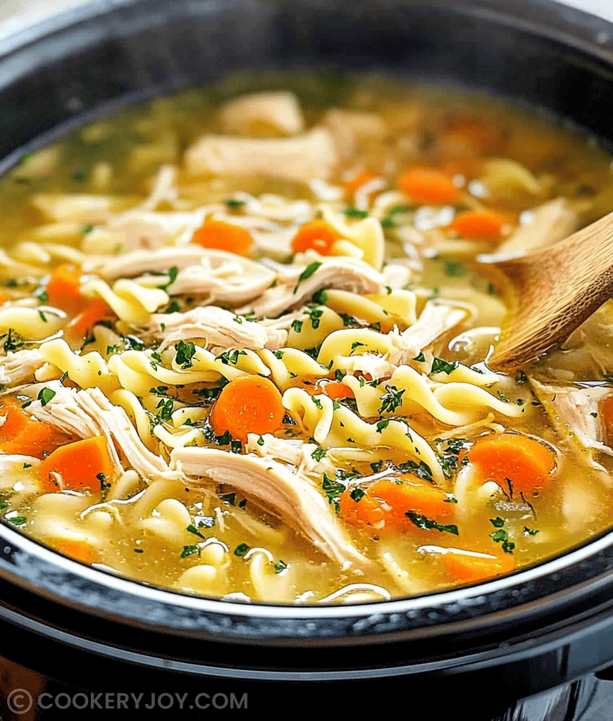 Crockpot Chicken Noodle Soup