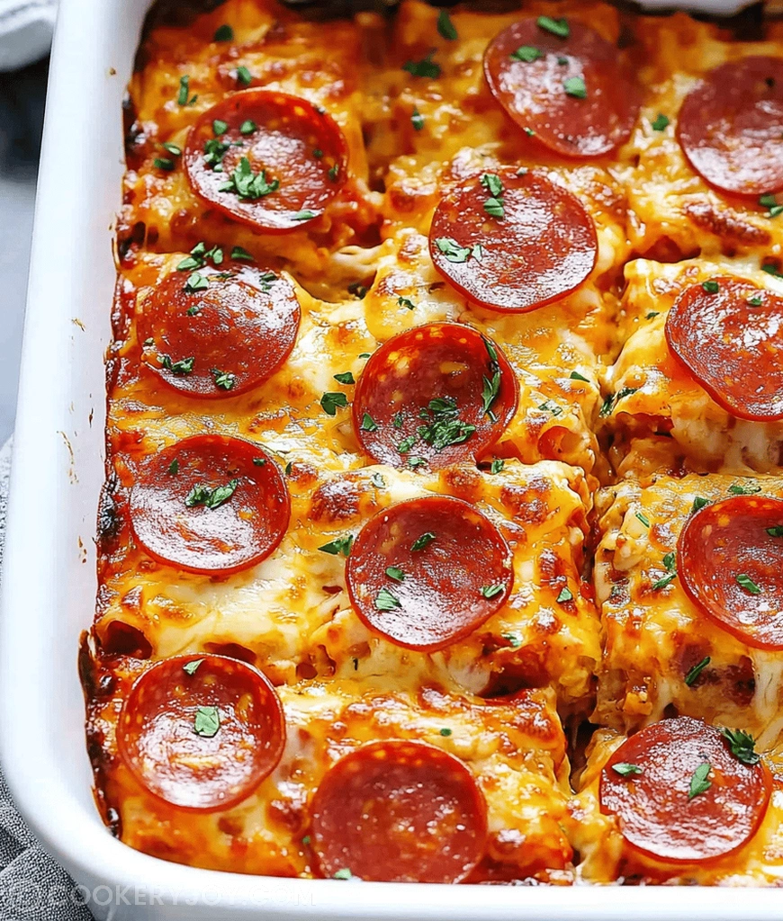Keto Pizza Casserole