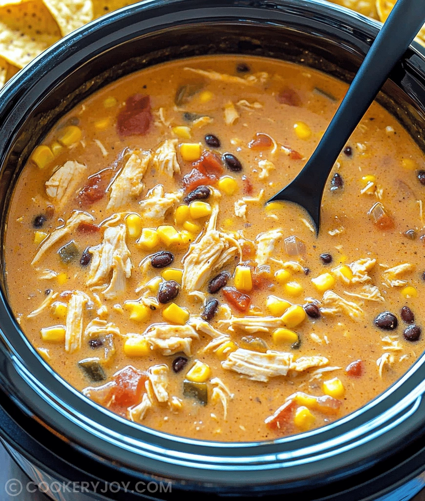Crockpot Chicken Tortilla Soup
