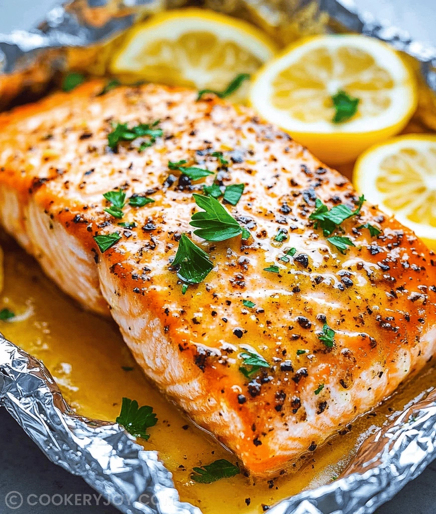 Sheet Pan Lemon Garlic Butter Salmon