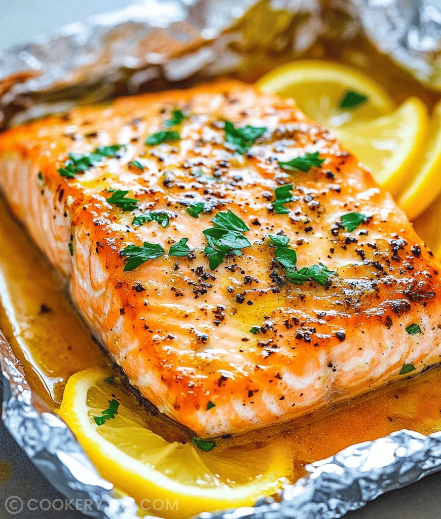 Sheet Pan Lemon Garlic Butter Salmon