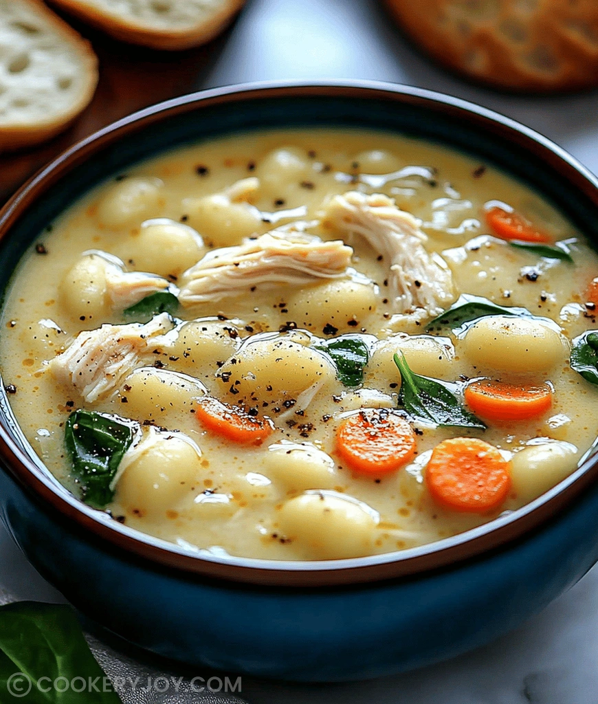 CrockPot Olive Garden Chicken Gnocchi Soup